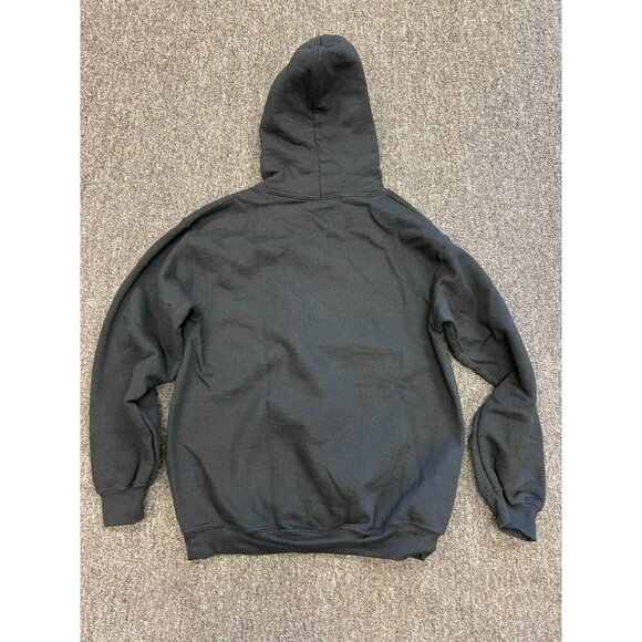 Gildan Vintage Vert Der Ferk Heavy Blend Kangaroo Pocket Chef Fun Black Hoodie S - Picture 5 of 12